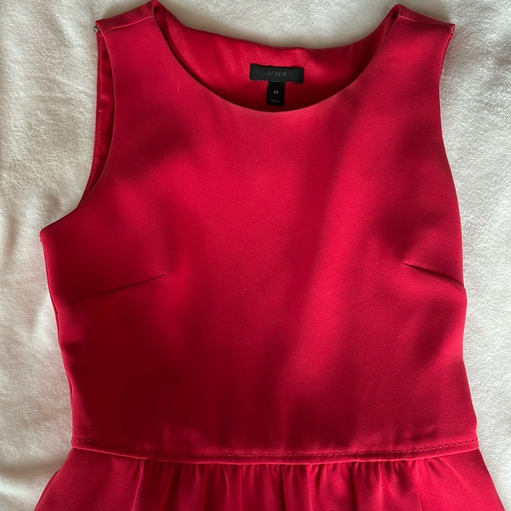 J Crew Red Dress